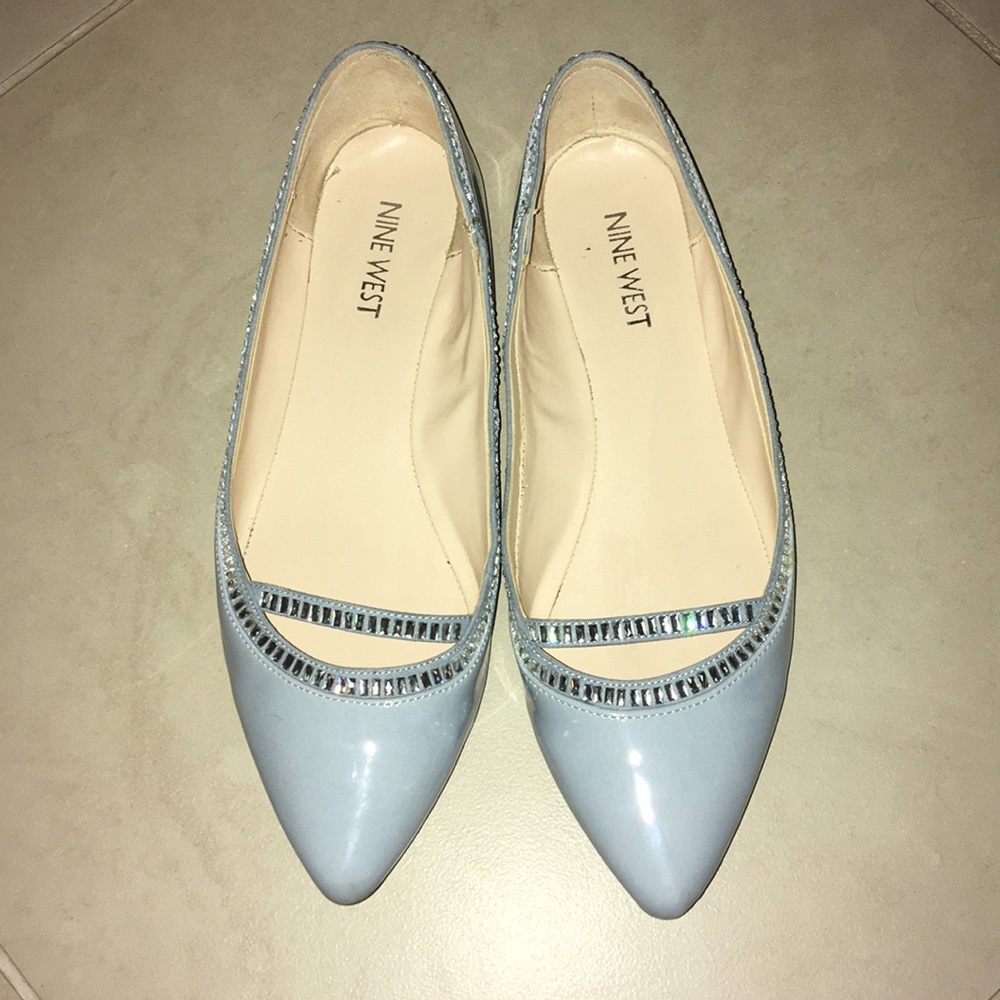 Nine West Baby Blue Flats